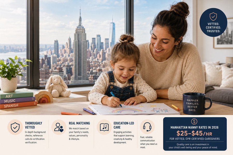 Best nanny and babysitting services in Manhattan 2026